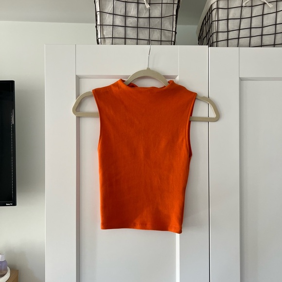 Zara Sleeveless Mock Neck Top - Picture 3 of 5
